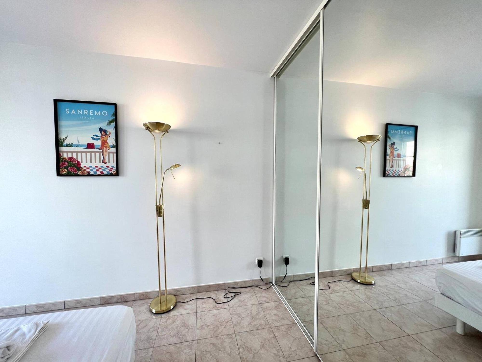 Le Victoria Beach Vue Mer Plein Centre, Spacieux Menton Extérieur photo