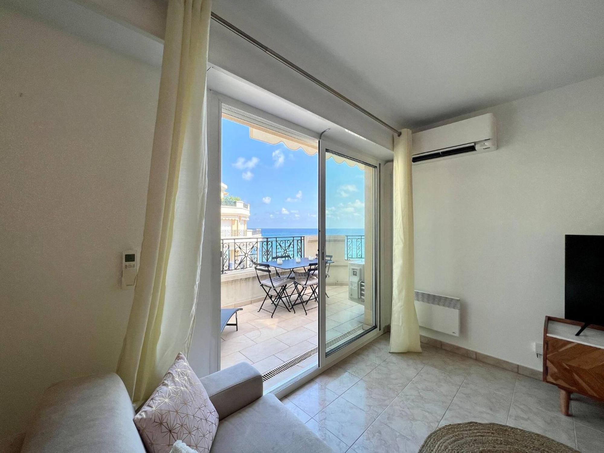 Le Victoria Beach Vue Mer Plein Centre, Spacieux Menton Extérieur photo