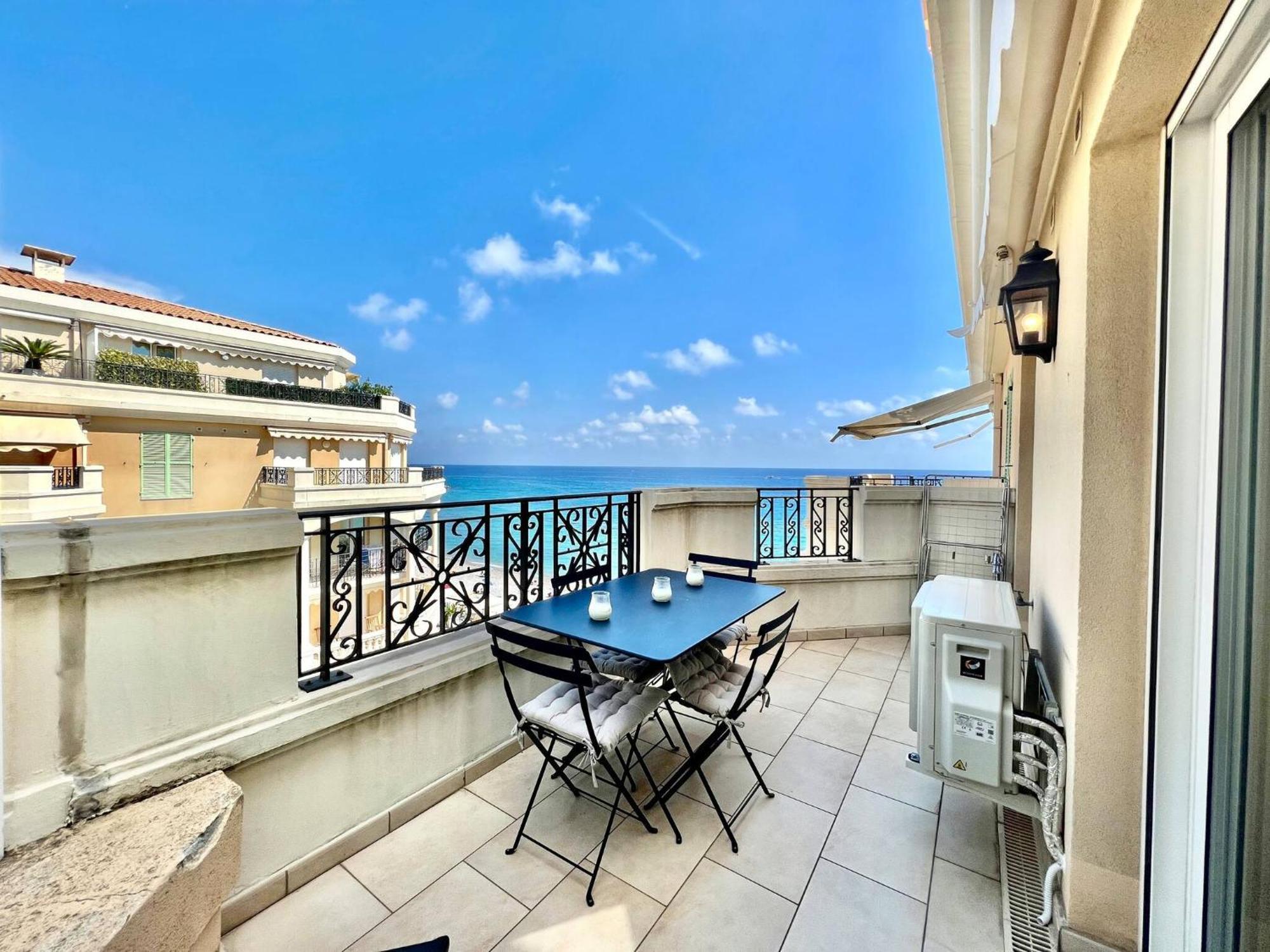 Le Victoria Beach Vue Mer Plein Centre, Spacieux Menton Extérieur photo