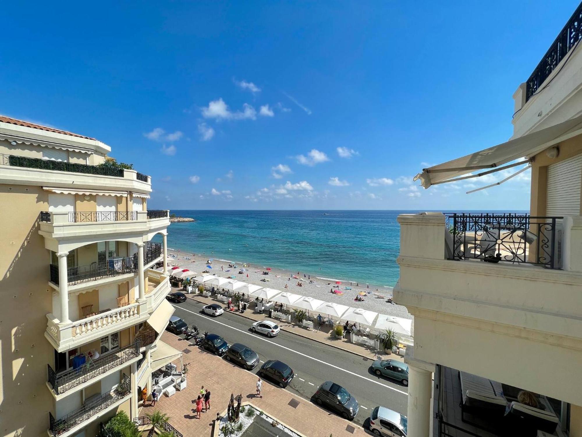 Le Victoria Beach Vue Mer Plein Centre, Spacieux Menton Extérieur photo